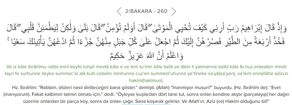 Bakara 260 kaç defa okunmalı ?