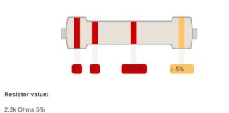 2.2 ohm direnç renkleri