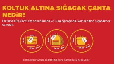 Sırt çantası el bagajı sayılır mı Pegasus