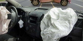 açılmış airbag