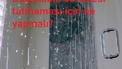 Duşakabin su lekesi tutmaması için ne yapmalı?