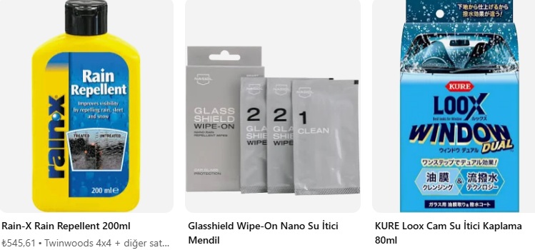 Oto Cam Su KAYDIRICI