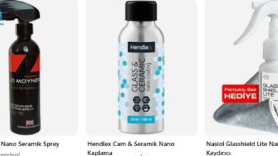 duşakabin camı su itici ürünler