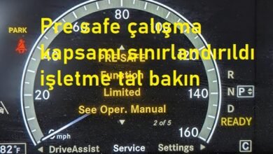 Pre safe çalışma kapsamı sınırlandırıldı işletme tal bakın